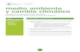 medio ambiente y cambio climático - AECID · biodiversidad en Mediterráneo (Proyecto SAP/BIO) - PNUMA Centro de Cooperación del Mediterráneo de la Unión Internacional para la