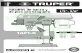 TAPI-8 - Truper · responsable de su seguridad o reciban instrucciones previas sobre el uso de la máquina. Los niños deben de estar bajo supervisión para asegurarse de que no jueguen