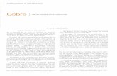 Cobre - .:: REVISTA DE COMERCIO EXTERIORrevistas.bancomext.gob.mx/rce/magazines/386/12/RCE12.pdf · ción de una capacidad de producción de una tonelada de cobre refinado varía