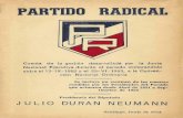 PARTIDO...PARTIDO RADICAL. Cuenta de la gestidn desarrollada par la Junta Nacional Ejecutiva durante el periodo comprendido entre el 13-IX-1952 y el 25-VI-1953, a la Conve ción Nacional