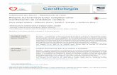 Colombianade CardiologíaBloqueo auriculoventricular completo como manifestación de amiloidosis cardiaca 150.e3 I II III aVF aVL aVR V 1 V 3 V 2 4 5 6 Figura 4 Electrocardiograma