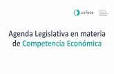 Agenda Legislativa 2018-2024comisiones.senado.gob.mx/economia/presentaciones/cofece.pdf07/05/2018 Primer periodo de investigación DE-018-2017 Concentración ilícita Comercialización,