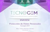 INFOEM Protección de Datos Personalestecnogem.edomex.gob.mx/sites/tecnogem.edomex.gob.mx...encriptar archivos Plazos de acuerdo a su naturaleza Necesario acreditar personalidad. Certificación