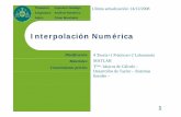 Interpolacion-IG.ppt [Modo de compatibilidad]ocw.uniovi.es/.../T4Material/Tema4/Interpolacion.pdf · Análisis Numérico Interpolación Numérica por César Menéndez Fernández Pbl