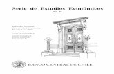 Serie de Estudios Económicos...9 Serie de Estudios Económicos • No 48 1/ Para versiones previas con la Metodología del IMACEC véase Venegas (1986) y, Venegas y Zambrano (2000).