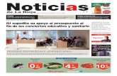 | PLENO IU supedita su apoyo al presupuesto al La ...noticiasdelarioja.com/wp-content/uploads/2019/11/3669.pdf · haber hecho una pregunta durante el pleno al consejero de Educación,