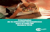 Prioridades de la educación nicaragüense para el siglo XXI ...ciases.org/wp-content/uploads/2016/10/prioridadesEducacion.pdfCruzada Nacional de Alfabetización de 1980 que redujo