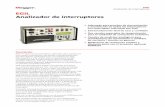 EGIL Analizador de interruptores · 2015-10-16 · centrales eléctricas. Además, proporciona un instrumento complementario ideal para departamentos de mantenimiento en grandes compañías