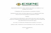 DEPARTAMENTO DE CIENCIAS DE LA VIDA Y LA AGRICULTURArepositorio.espe.edu.ec/bitstream/21000/14238/1/T... · porcentaje de inclusión 4% de FPI SD se logró generar los mayores rendimientos,