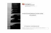 PROGRAMACIÓN DE PIANO - Conservatorio de Música de Leónconservatorioleon.centros.educa.jcyl.es/sitio/upload/Programacion... · instrumento. • Que el alumno aplique en las clases