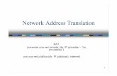 Network Address Translationinformatica.uv.es/iiguia/AER/Tema10.pdf · 3 Router NAT Internet Uso de NAT Direccionamiento privado Direccionamiento público 10.0.0.0/8 172.16.0.0/12