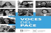 VOCES DEL PACE - Universidad de Santiago de Chile€¦ · En este libro podrán escuchar las voces de quince personas vinculadas al PACE. Algunas son voces de jóvenes universi-tarios