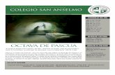OCTAVA DE PASCUA - Colegio San AnselmoLibro busca estimular el gusto por la lectura, fomentar la industria editorial y la protección de la propiedad intelectual a través del dere-cho