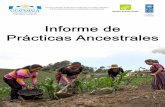 Con el apoyo técnico metodológico de · 2018-01-09 · • Tener un registro de las prácticas ancestrales de adaptación, mitigación y resiliencia al Cambio Climático, en las
