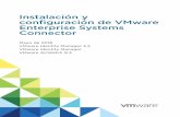 Instalación y configuración de VMware Enterprise Systems ... · Modelo de implementación de Enterprise Systems Connector en las instalaciones 20 Flujos de trabajo para la integración