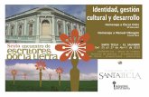 · Su gestión como alcalde de Santa Tecla ha situado a este municipio como un refe- Como gestor cultural ha concentrado su labor creativa y cultural en la promoción de rente cultural
