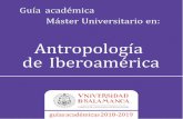 Antropología de Iberoamérica - USAL Asignaturas_0.pdf · - Desarrollar habilidades de lectura crítica a través de la comprensión e interpretación de paradigmas, modelos y me-
