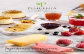 Ingredientes que Inspiran - Pehuenia SRL · 2018-08-14 · Ideal para sembrar en helados, tortas, postres y otras creaciones culinarias de alta gama. De textura cremosa, refinaday