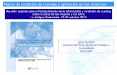 Marco de rendición de cuentas y aplicación en las Américas · 2012-12-07 · Marco de rendición de cuentas y aplicación en las Américas Propósito de la Comisión y recomendaciones