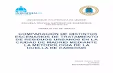 COMPARACIÓN DE DISTINTOS ESCENARIOS DE ...oa.upm.es/50486/1/TFG_ELENA_MONTEJANO_NARES.pdfComparación de escenarios de tratamiento de RU en Madrid mediante la metodología de la HC