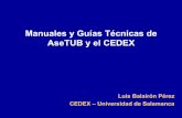 Manuales y Guías de Asetub y el CEDEX - GEOSCOPIO - O… · Guía Técnica sobre redes de saneamiento y drenaje urbano 2003 2005 2006 2007 Los trabajos del CEDEX en el campo de la