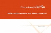 Microfinanzas en Marruecos...Microfinanzas en Marruecos gobierno de Marruecos 6 financiar el 85% de los activos del sector en 2008. Por su parte, el Bank Al-Maghrib, y el contribuyeron