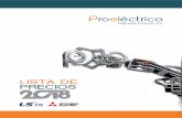 LISTA DE PRECIOS 2018 PROELÉCTRICO REPRESENTACIONES Sproelectrico.com/certificados1/precios/lista-de-precios... · 2018-07-17 · LISTA DE PRECIOS 2018 PROELÉCTRICO REPRESENTACIONES
