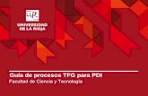 Guía de procesos TFG para PDI - Unirioja... Índice En esta guía se explican los procesos principales relacionados con la tramitación del TFG • Propuesta de temas –Página 5