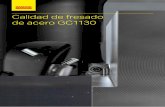 Calidad de fresado de acero GC1130 - Sandvik Coromant · • Mecanizado en rampa lineal y helicoidal • Torno-fresado • Fresado en escuadra profundo • Recanteado Fusionar calidades