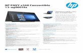 HP ENVY x360 Convertible 13-ag0001la HP ENVY x360 Convertible 13-ag0001la Libertad para trabajar, crear y jugar, en cualquier lugar. Con el poder de la nueva ENVY x360 convertible