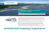 PV Balance electrico de planta - Siemens... · 2020-02-16 · inteligente, garantizando redes sostenibles, fiables y seguras – para el presente y el futuro. En materia de redes
