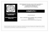 CÓMPUTO Icunori.edu.gt/download/Cmputo_I_A.pdfCÓMPUTO I I CICLO - 2019 GUÍA PROGRAMÁTICA-2019 PROFESOR: M.A. DAVID ESTUARDO VILLATORO ARÉVALO, ADMON Página 5 III. METODOLOGÍA