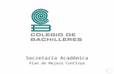 COLEGIO DE BACHILLERES · Web viewLa visión del Colegio de Bachilleres está estrictamente relacionada con el liderazgo de los jefes de materia con sus profesores de cada academia
