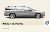 Manual DE INSTRUCCIONES - MY VOLVO LIBRARY...5 Volvo Car Corporation y el medio ambiente • Conduzca en la marcha más alta posible. Un régi-men menor produce un consumo de combustible