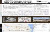 Bajo Bravo Rio Grande Valley€¦ · han optado por realizar una planeación de nuevos panteones; este es el caso de los muni-cipios de Reynosa y Matamoros, en el Bajo Bra-vo, y del