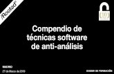 Compendio de técnicas software de anti-análisis · 2020-03-13 · Compendio de técnicas software de anti-análisis. Presentación ... Para el correcto desarrollo del RootedLab,