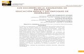 LOS DOCENTES DE LA ASIGNATURA DE ESPAÑOL …...En el actual programa de estudio de la asignatura de español en educación secundaria (DOF, 2011) se manifiestan de manera explícita