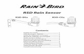 RSD Rain Sensor RSD-BEx RSD-CEx · 2015-04-28 · El sensor de lluvia RSD es un dispositivo de bajo voltaje, compatible con todos los circuitos de control de 24 voltios de corriente