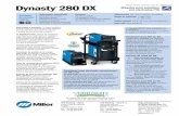 Dynasty 280DX - Selfa Soldadura€¦ · Control adaptativo Hot Start™, que ofrece inicios de arco seguros sin que el electrodo de pegue. El control de la frecuencia de CA agrega