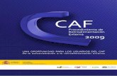 CAF Procedimiento de Retroalimentación Externa …...El análisis profundo del proceso de autoevaluación, del plan de mejora y del programa de acción confirmó que estábamos en