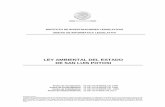 Ley Ambiental del Estado de San Luis Potosí juridico/pdf-zip/leyes/LAESLP... · San Luis Potosí; y el artículo 2º del Código Civil para el Estado de San Luis Potosí, las únicas