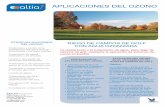APLICACIONES DEL OZONO - Esaltia · 2014-12-05 · Lavado y procesado de productos hortofrutícolas. Tratamiento y recuperación de aguas en cultivos hidropónicos. Transporte y conservación
