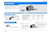 Fotocélula compacta en carcasa de acero inoxidable E3ZM · 2017-09-15 · 2 Fotocélulas estándar Modelos disponibles Sensores Accesorios Espejos Nota: 1. Si se utiliza el espejo