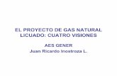 EL PROYECTO DE GAS NATURAL LICUADO: CUATRO VISIONES · Abril 2007 Central Ciclo Abierto Campanario 125 MW Abril 2007Ciclo Combinado GNL Quintero I (Ope. Ciclo Abierto Diesel) 240
