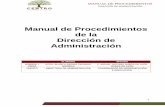 Manual de Procedimientos de la Dirección de Administracióntransparencia.villahermosa.gob.mx/doctos/files/2019... · 6 MANUAL DE PROCEDIMIENTOS DIRECCIÓN DE ADMINISTRACIÓN OBJETIVO