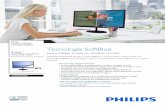 227E6EDSD/00 Philips Monitor LCD con tecnología SoftBlue€¦ · 227E6EDSD/00 Destacados Monitor LCD con tecnología SoftBlue E-Line 22 (21,5"/54,6 cm en diagonal), Full HD (1920