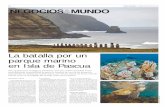 La batalla por un parque marino en Isla de Pascuaoceana.org/sites/default/files/sao/Diario... · La tranquila Isla de Pascua es nue-vamente un escenario de batalla. ... torno a la