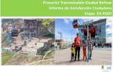 Proyecto Transmicable-Ciudad Bolívar Informe de ... a la ciudadania... · Comercio Servicios Tiempo del establecimiento en el sector Localidad de residencia Sector Número promedio