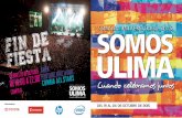 DEL 19 AL 24 DE OCTUBRE DE 2015 - University of Lima€¦ · Parque del Este 11.00 - 12.00 13.00 - 14.00 14.00 – 17.00 Clases de salsa con Salsa School Ulimatch: Stop (sillas musicales)