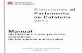 EPC2010 MIMM CATALÀca.sabadell.cat/pdf/Manual_cast.pdf · de las candidaturas 9 4. Acta de constitución de la mesa electoral 11 Segunda fase: Votación 1. Apertura del colegio electoral